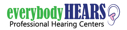 Everybody Hears Logo Green and Blue